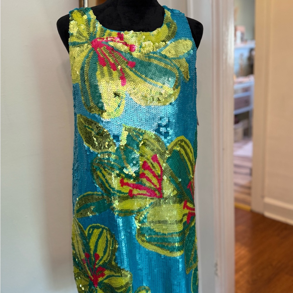 Lilly Pulitzer Turquoise Sequin Dress